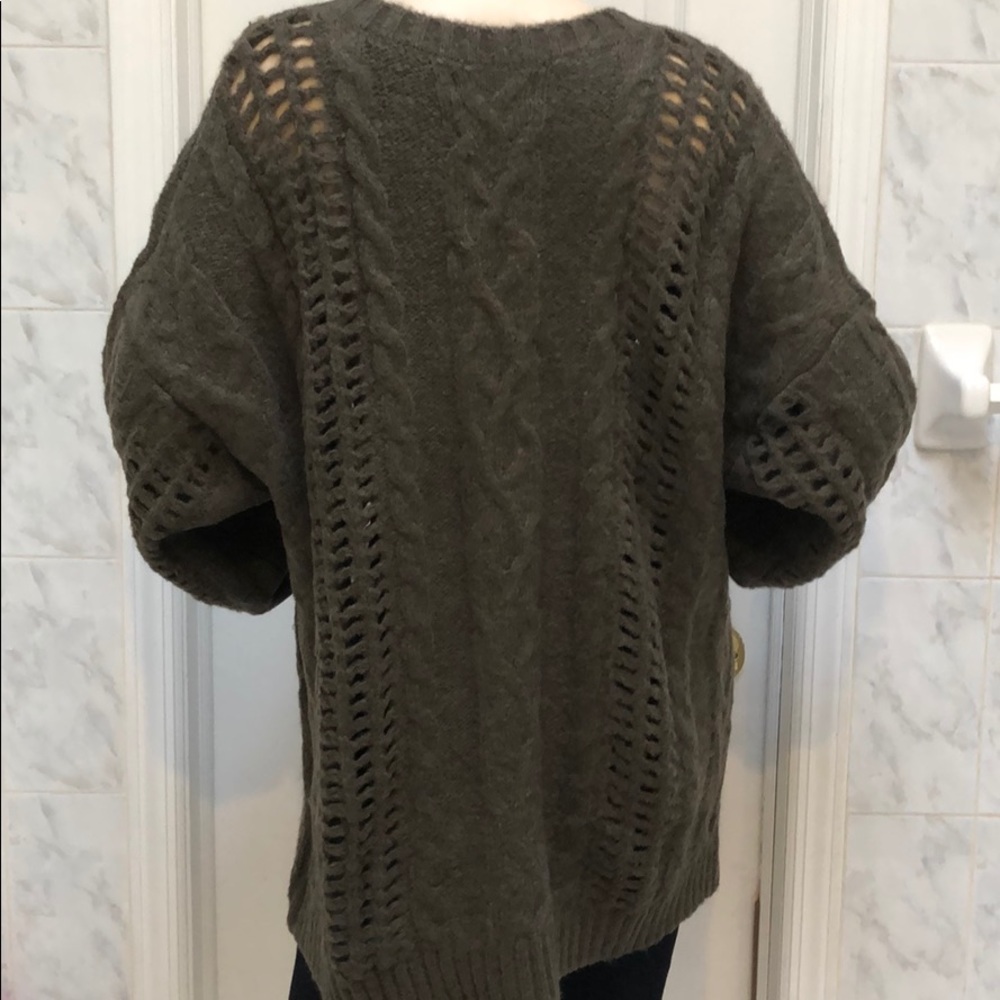OLIVE TUNIC SWEATER TOP - Picture 6 of 8